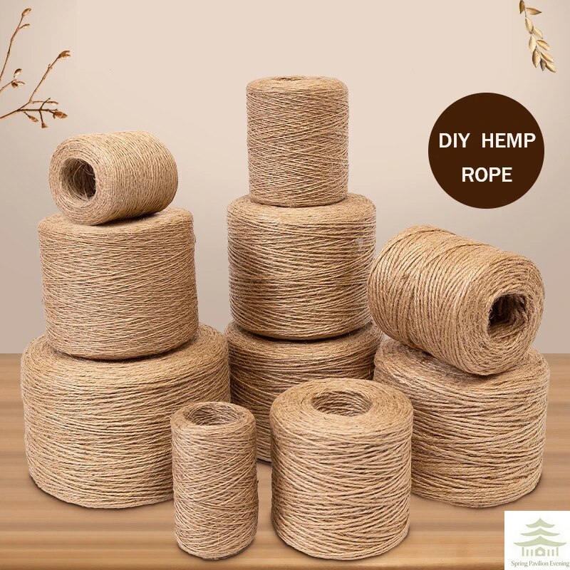 50/100M 2mm Natural Jute Rope  - Twine Jute Natural 评论和价格