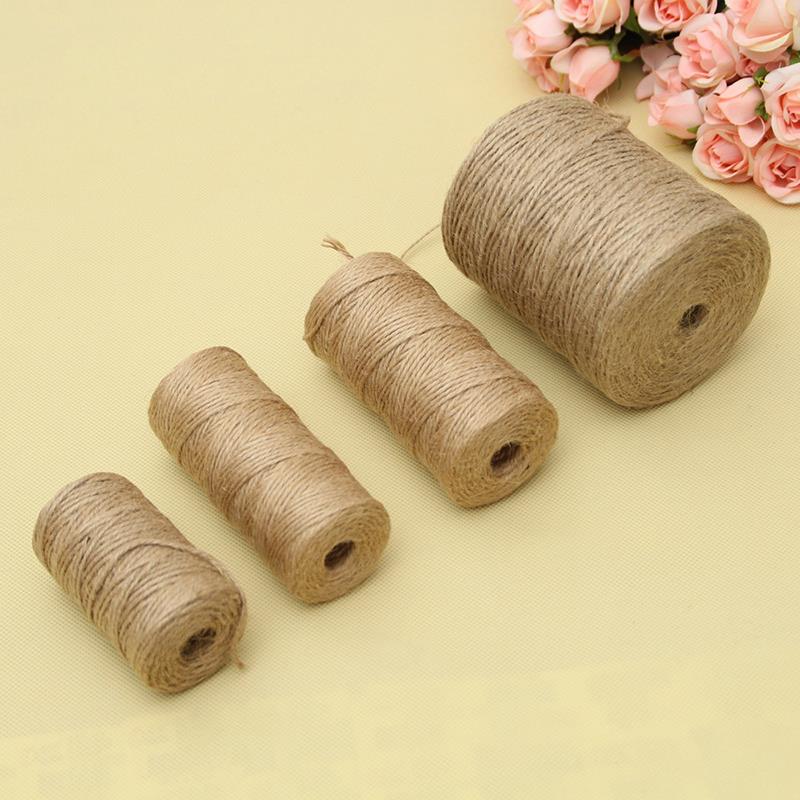30/50/300Meters Natural Vintag - Twine Jute Natural 评论和价格