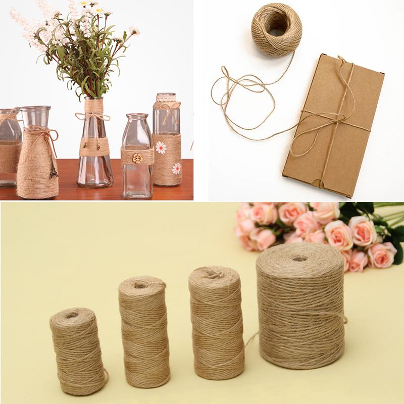 30/50/300Meters Natural Vintag - Twine Jute Natural 评论和价格