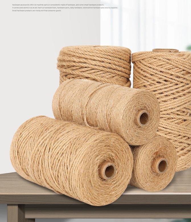 100M Natural Vintage Jute Rope - Twine Jute Natural 评论和价格