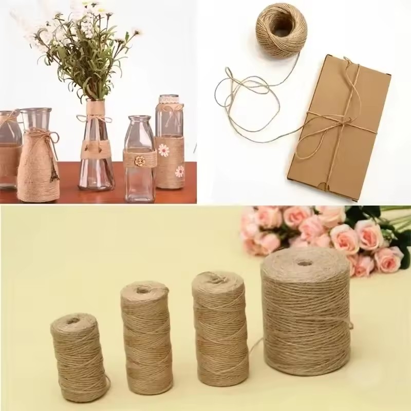 100M Natural Vintage Jute Rope - Twine Jute Natural 评论和价格
