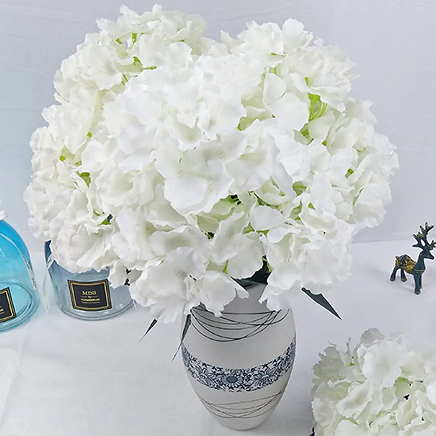 8 Inch Big Silk Hydrangea Head - Florist Supply Bulk 评论和价格