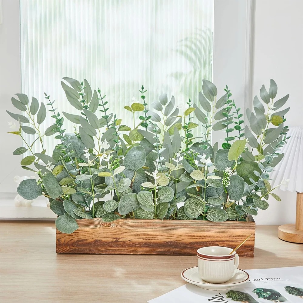 20pcs Eucalyptus Leaves Stems  - Florist Supply Bulk 评论和价格