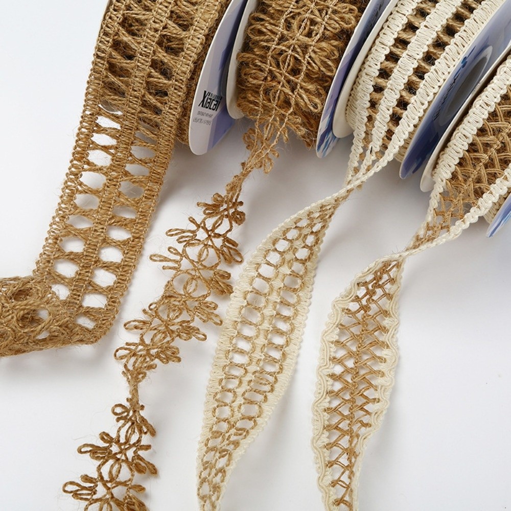 Boho Jute Burlap Ribbon Natura - Twine Jute Natural 评论和价格