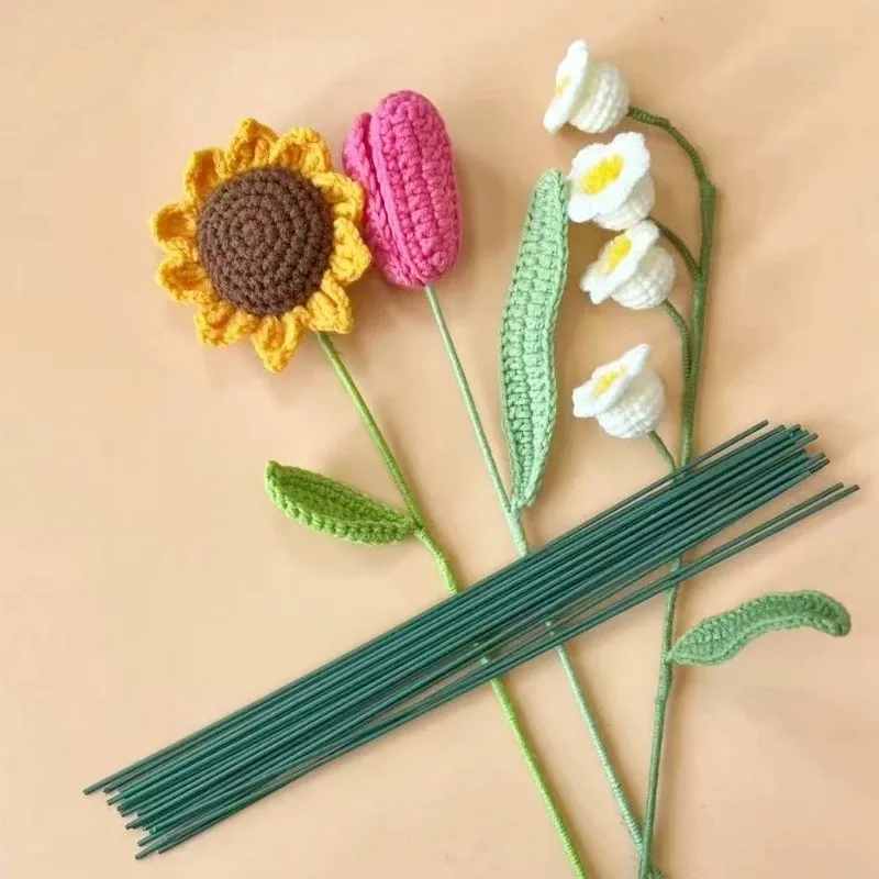 30/40cm Green Flower Stem Stic - Florist Supply Bulk 评论和价格