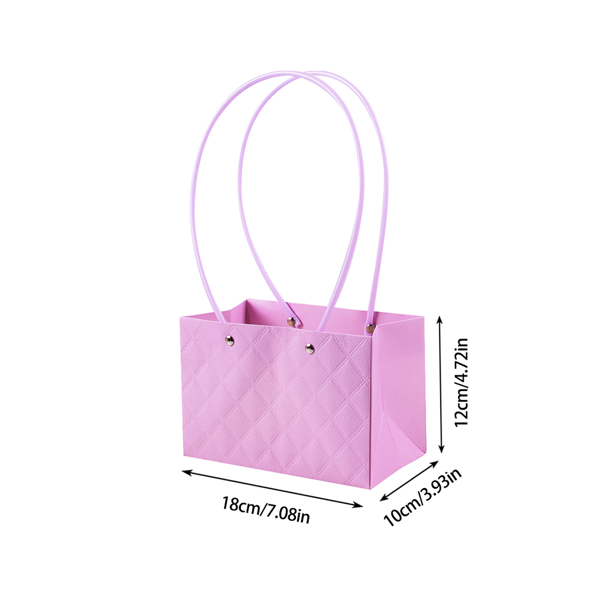 5Pcs Paper Flower Gift Bag Wit - Flower Wrap Kraft 评论和价格