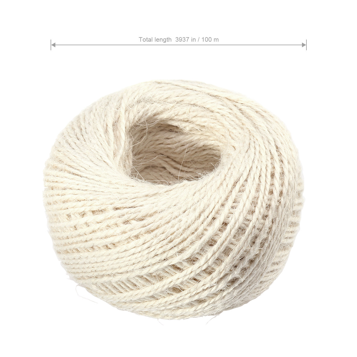 Creamy White Jute Rope Natural - Twine Jute Natural 评论和价格