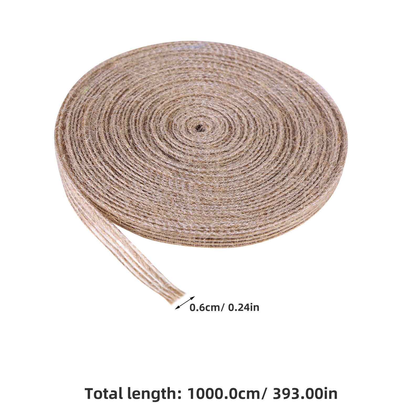 2 Rolls Natural Jute Burlap De - Twine Jute Natural 评论和价格