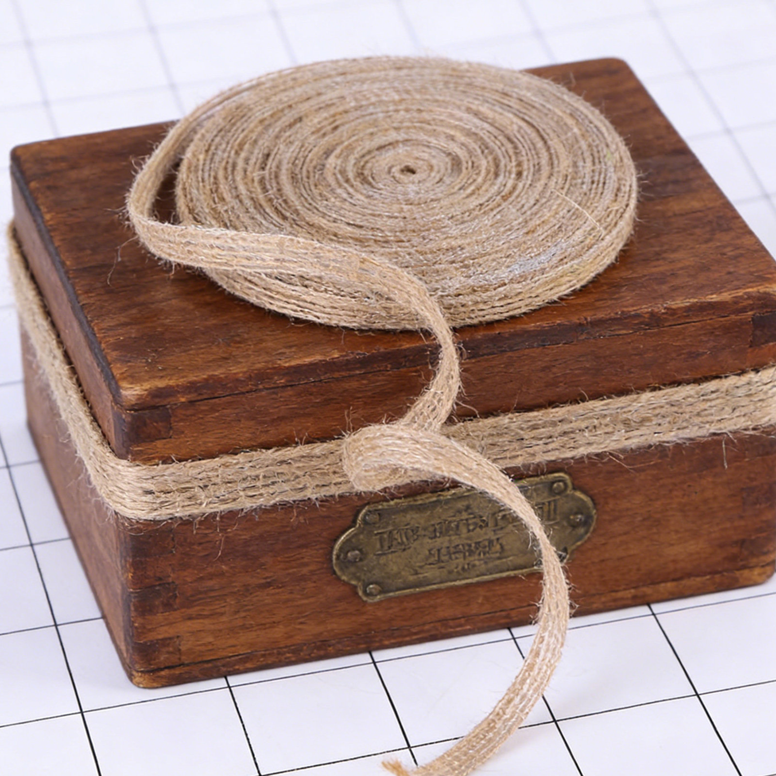 2 Rolls Natural Jute Burlap De - Twine Jute Natural 评论和价格