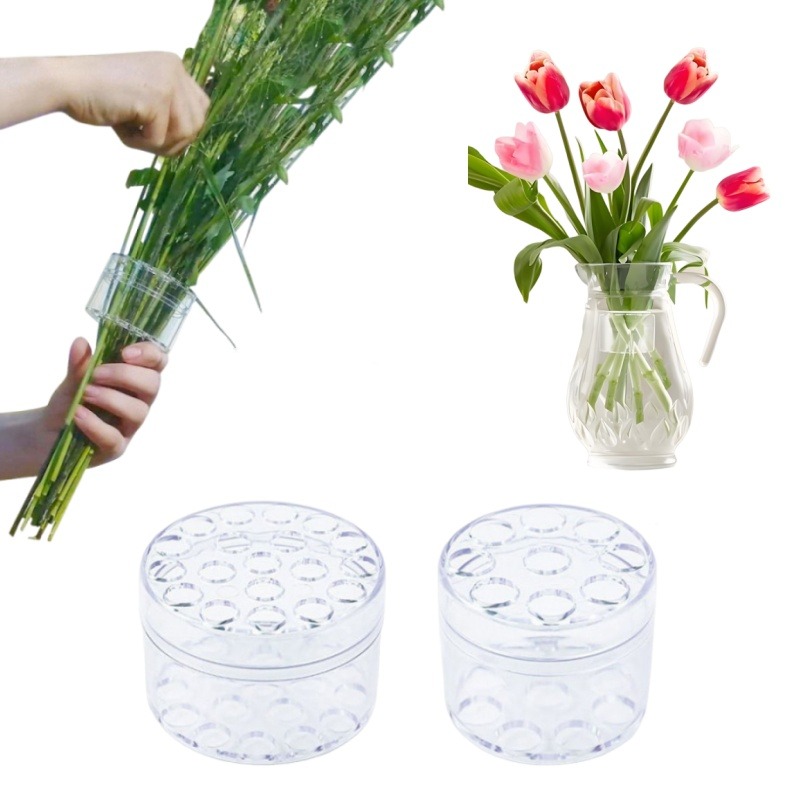 Spiral Stem Holder Sturdy Clea - Florist Supply Bulk 评论和价格