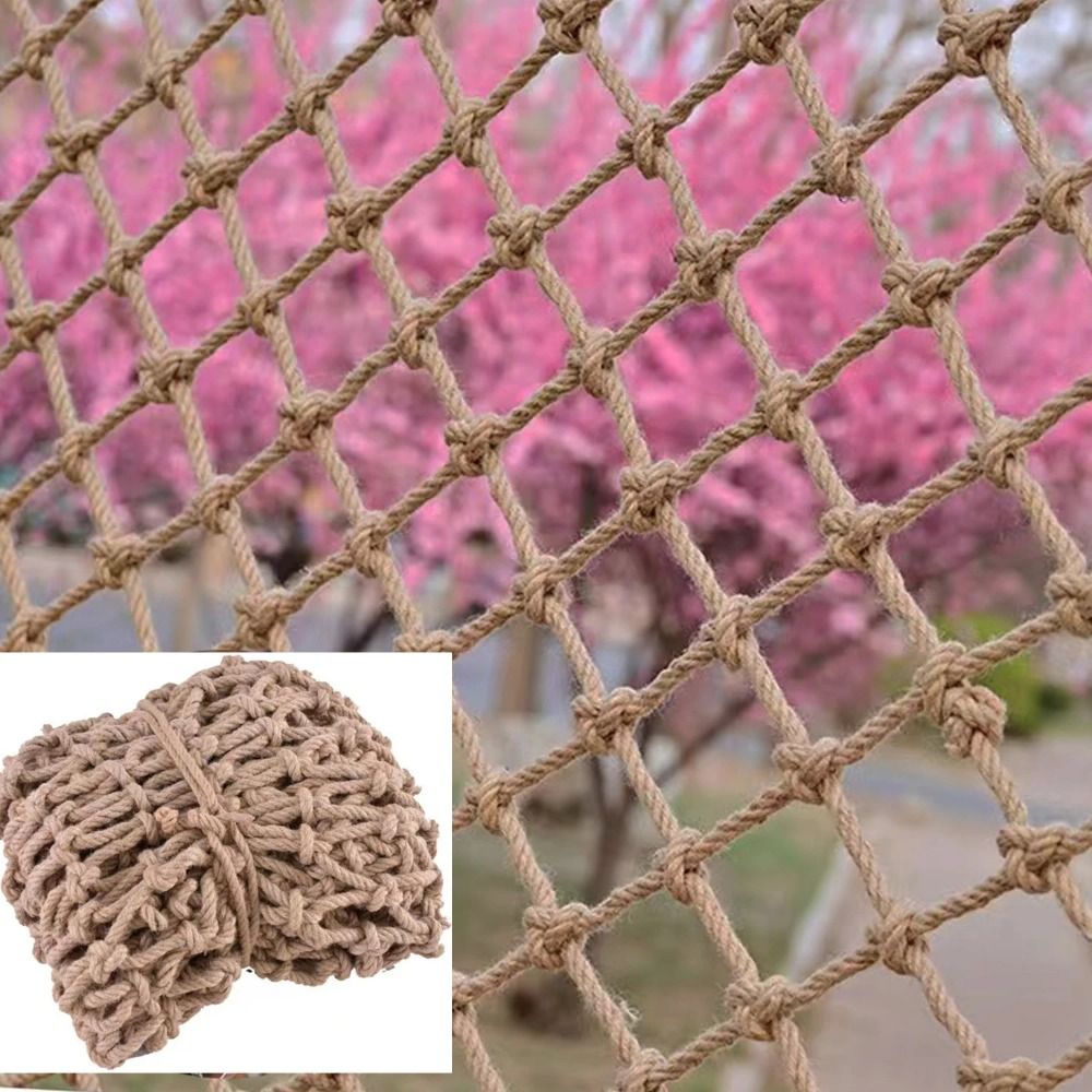 Hemp Rope Climbing Net Nature  - Twine Jute Natural 评论和价格