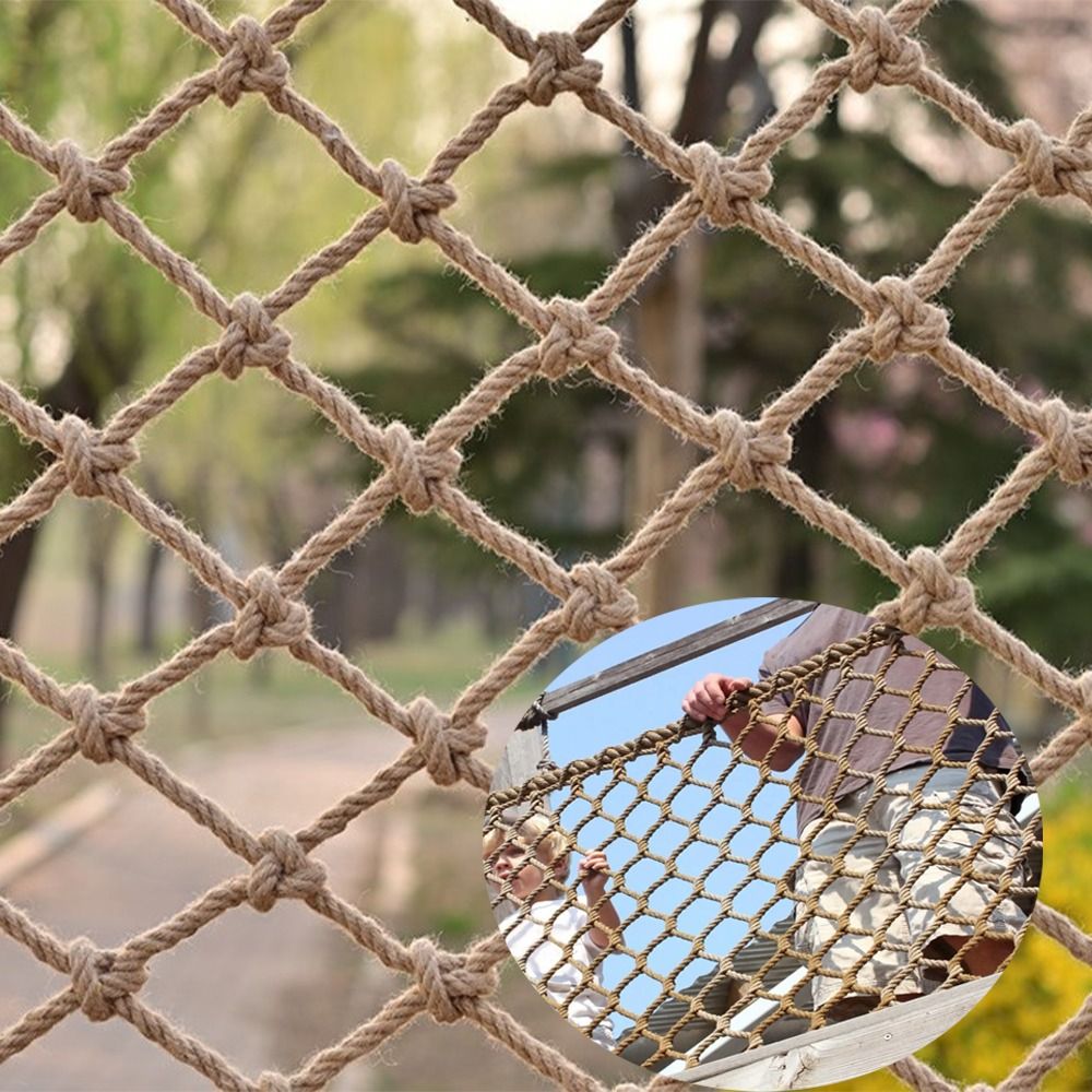 Hemp Rope Climbing Net Nature  - Twine Jute Natural 评论和价格
